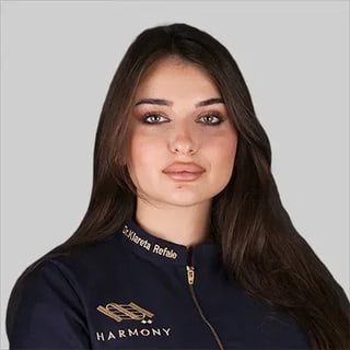 Dr. Klareta Refaie — Aesthetic and Restorative Dentist at Harmony Medical Center Dubai