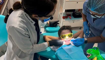 General anesthesia for children dental treatment at Harmony Dental Clinic Jumeirah Dubai