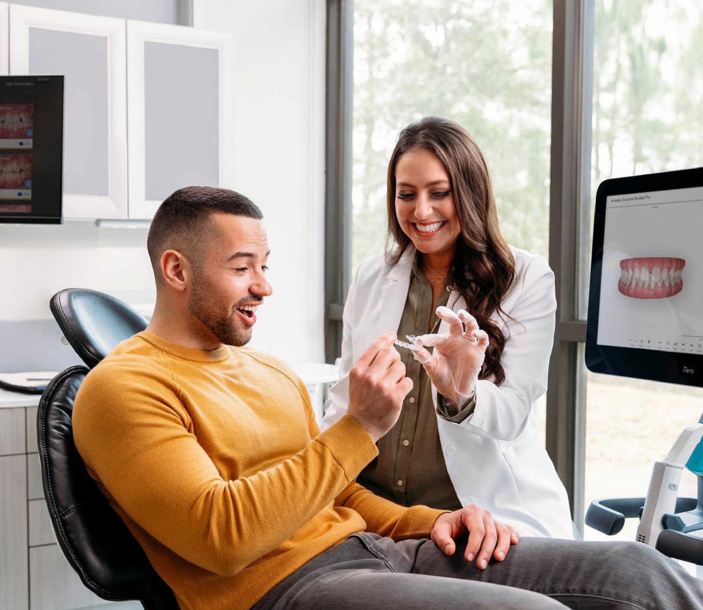 Clear aligner results Dubai