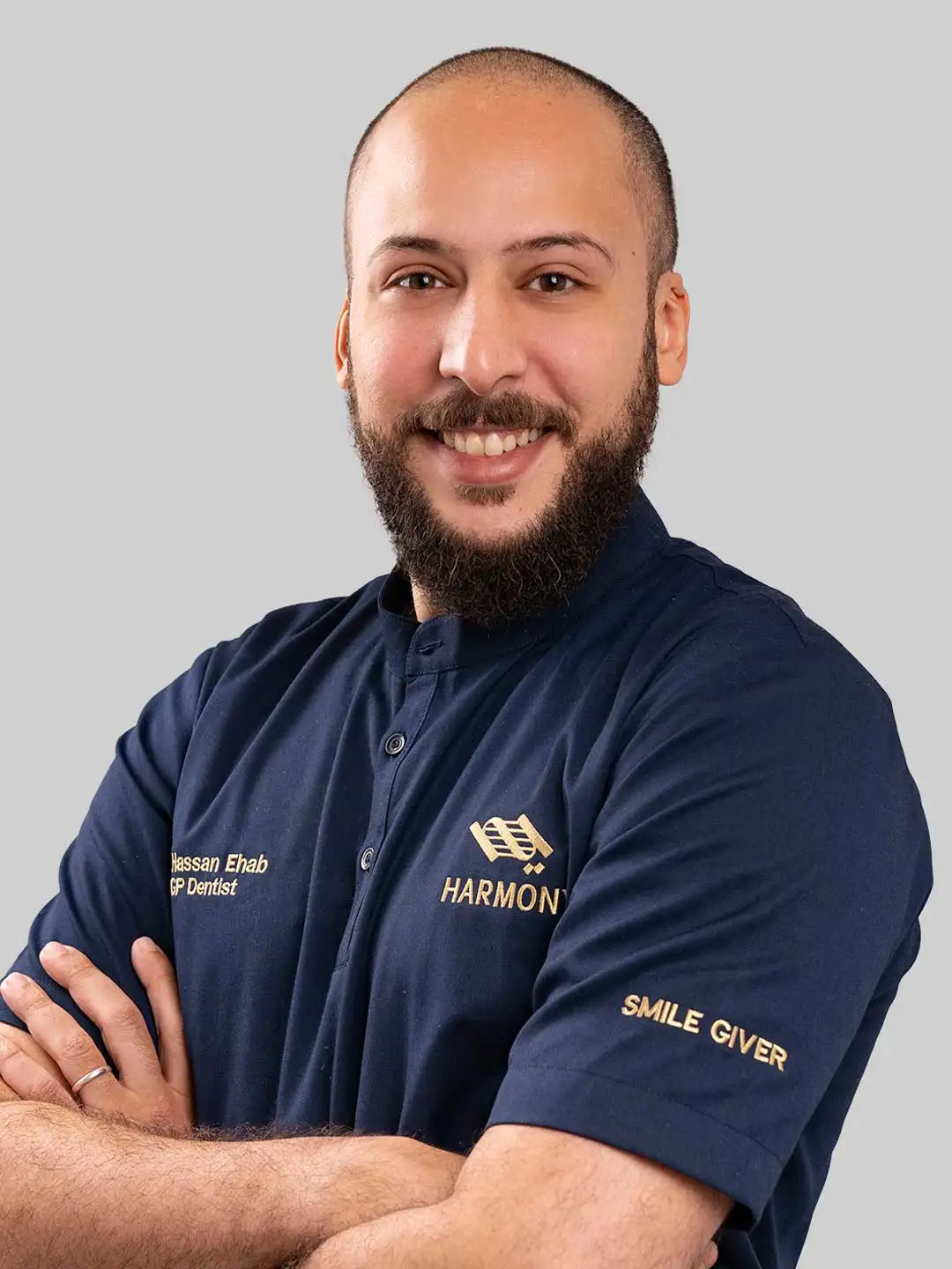 Portrait of Dr. Hassan Hassan – General Dentist at Harmony Medical Center in MBZ, Abu Dhabi