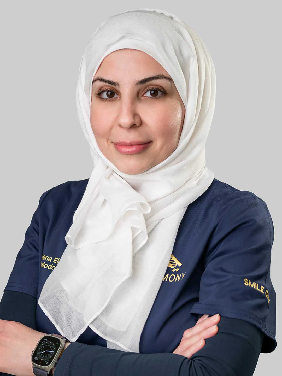 Dr. Hana Fayez Khalil Elgabour - Specialist Endodontist at Harmony Medical Center in Abu Dhabi