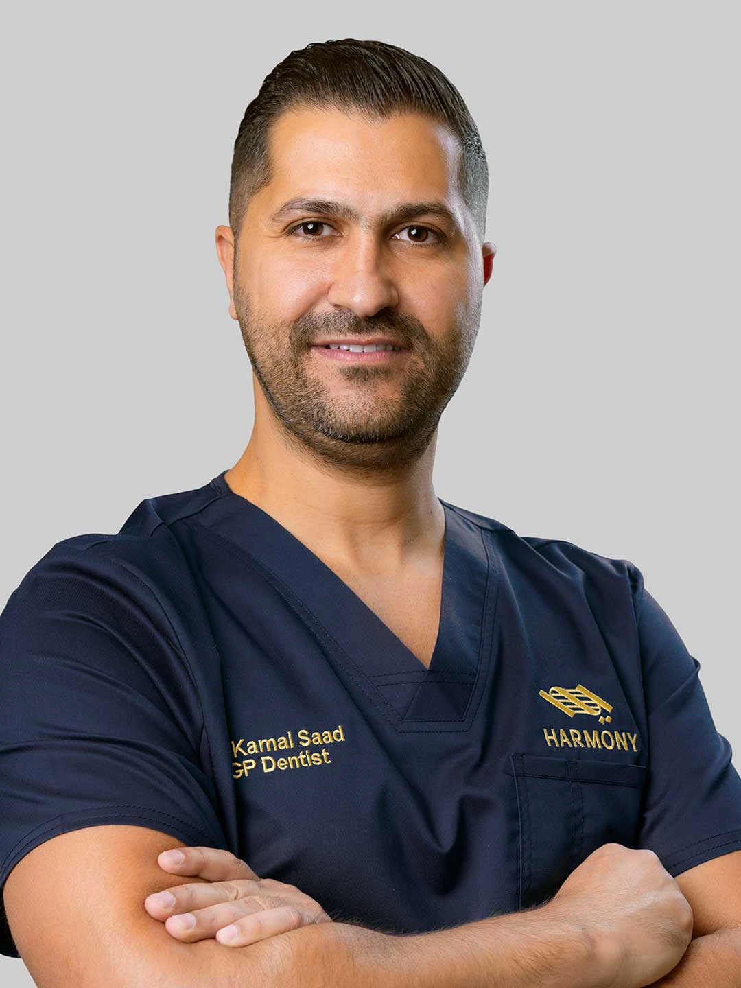 Portrait of Dr. Kamal Saad - General Dentist at Harmony Medical Center in Abu Dhabi