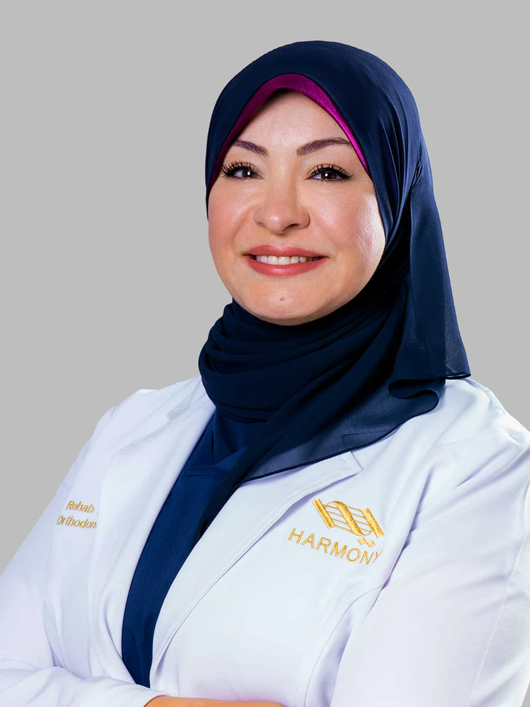 Dr. Rehab Elsayed - Specialist Orthodontist at Harmony Medical Center in MBZ City, Abu Dhabi