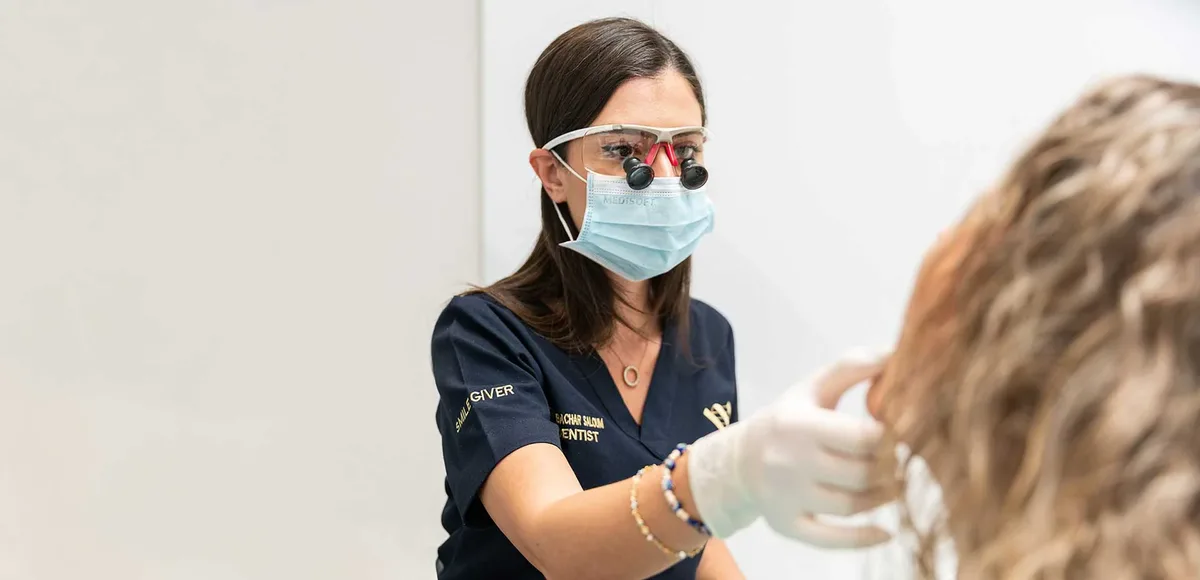 Modern dental clinic room with dental chair