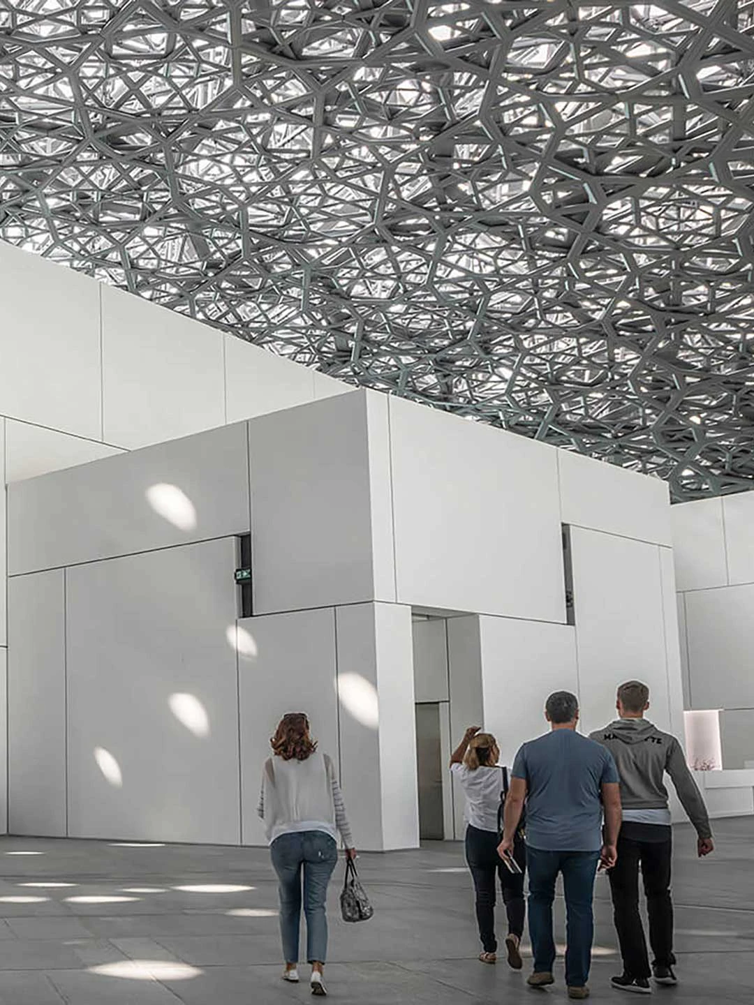 Photo of tourists visiting a tourist spot in Abu Dhabi